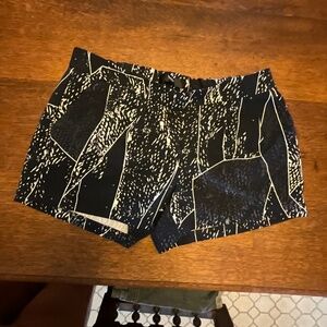 Mossimo ladies/juniors S/P blue and white shorts